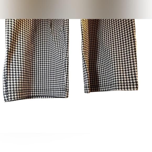Lands End Pants Black White Houndstooth Size 3X - Picture 4 of 9